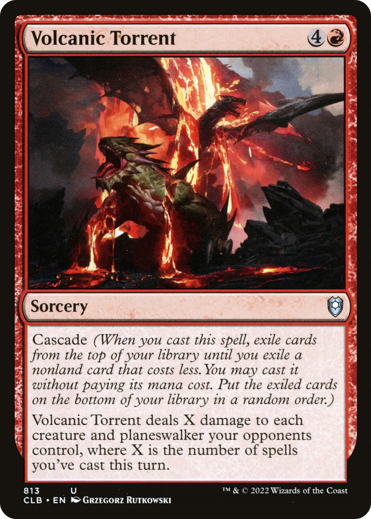 Image of Volcanic Torrent [Commander Legends: Battle for Baldur's Gate]