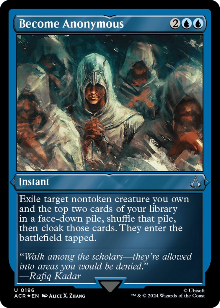 Image of Become Anonymous (Foil Etched) [Assassin's Creed]