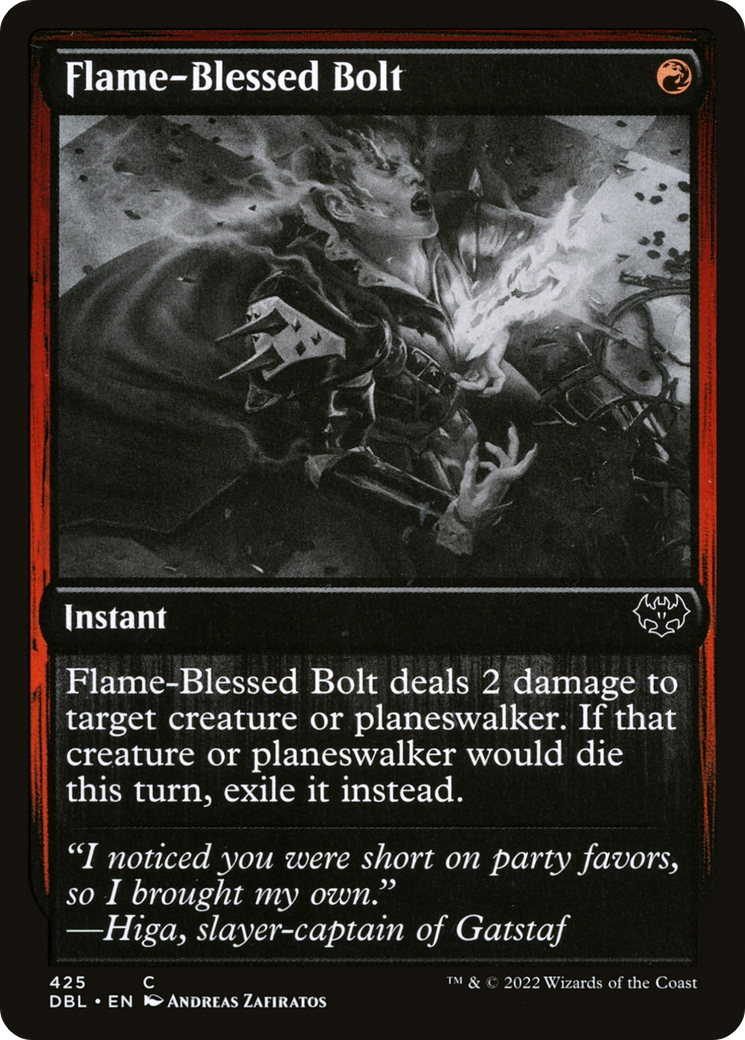 Image of Flame-Blessed Bolt [Innistrad: Double Feature]