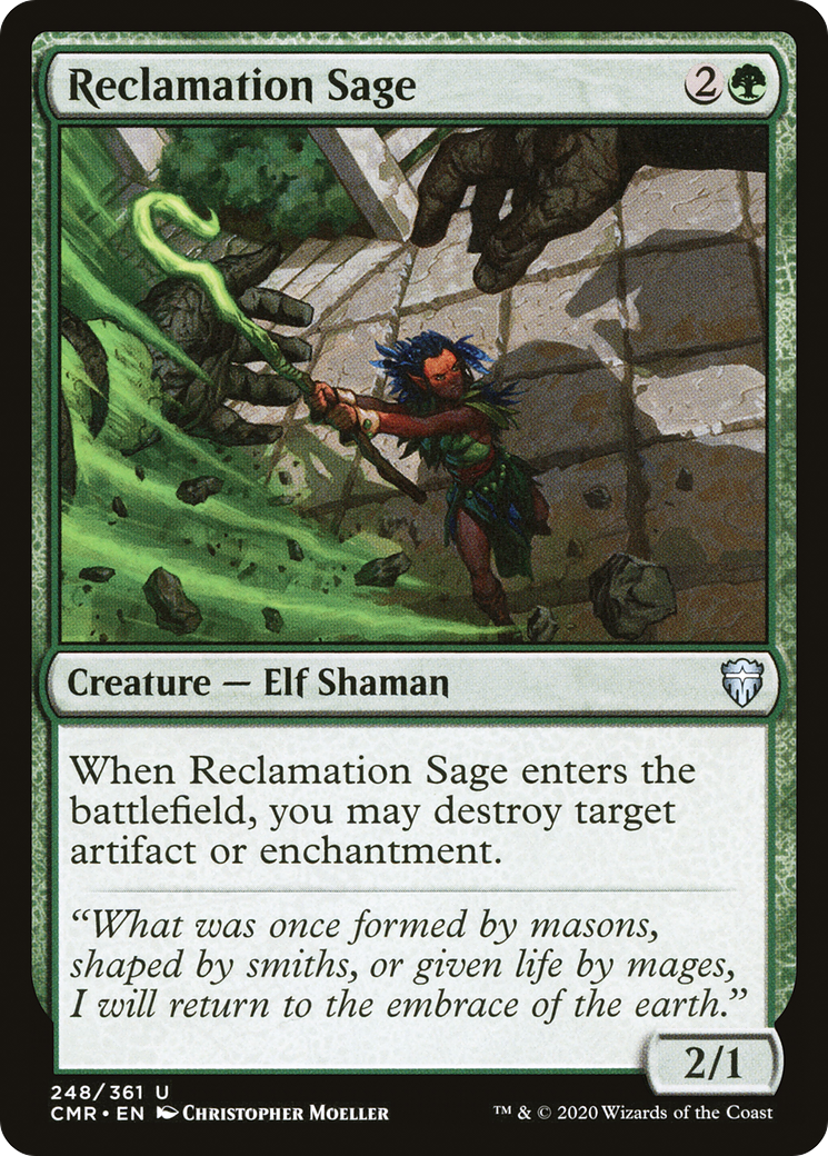 Image of Reclamation Sage (248) [Commander Legends]