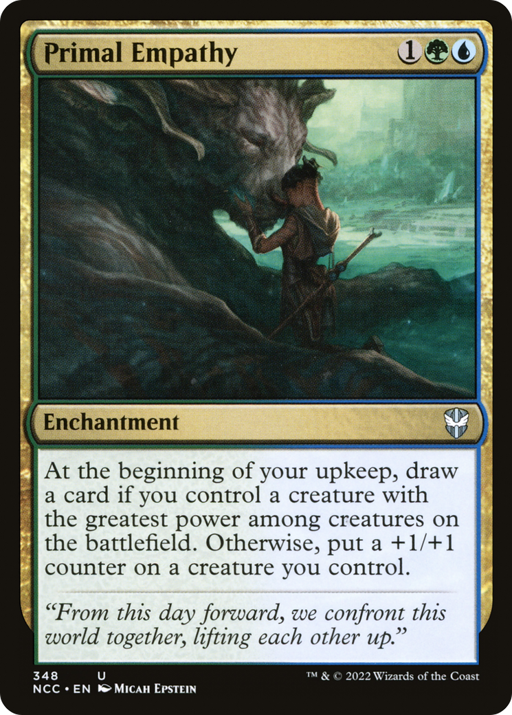 Image of Primal Empathy [Streets of New Capenna Commander]