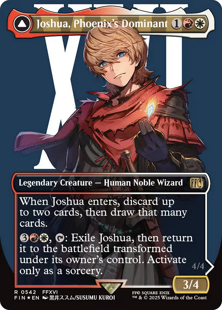 Image of Joshua, Phoenix's Dominant (Borderless) (Surge Foil) [FINAL FANTASY]
