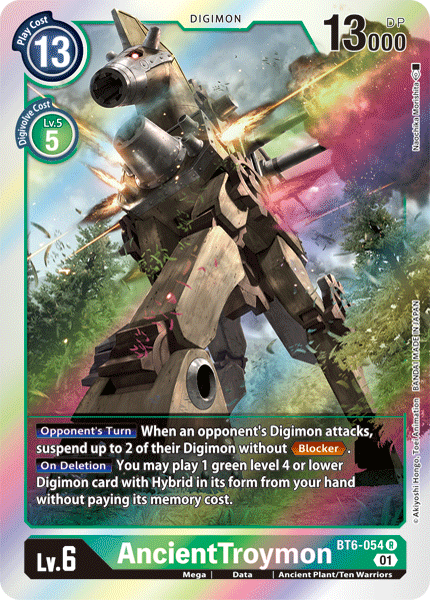 Image of AncientTroymon [BT6-054] [Double Diamond]