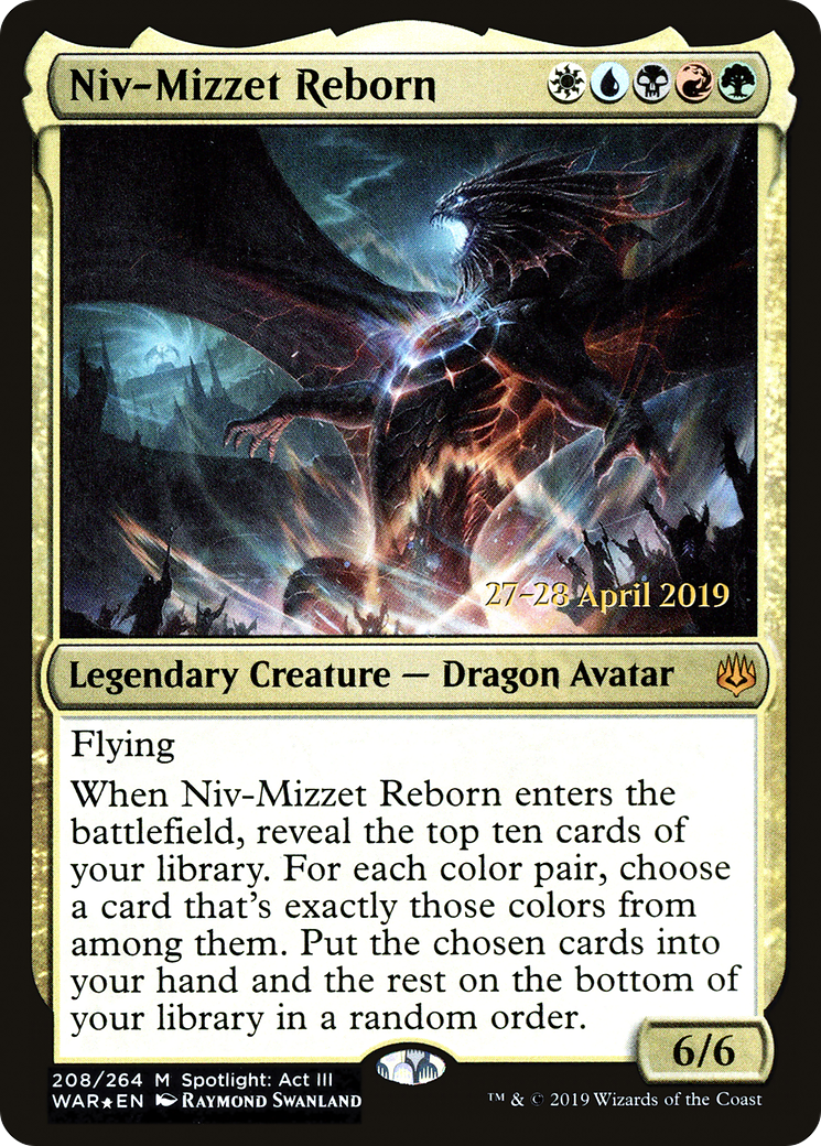 Image of Niv-Mizzet Reborn [War of the Spark Prerelease Promos]