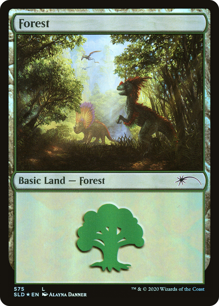 Image of Forest (Dinosaurs) (575) [Secret Lair Drop Promos]