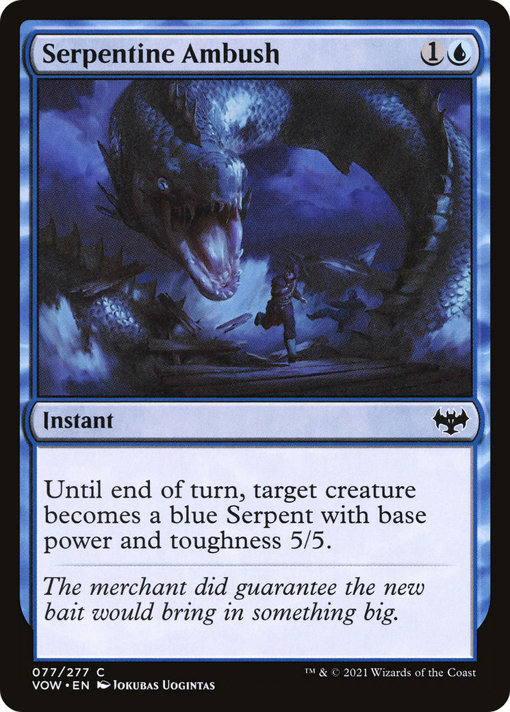 Image of Serpentine Ambush [Innistrad: Crimson Vow]