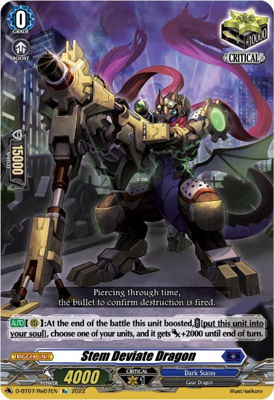 Image of Stem Deviate Dragon (D-BT07/Re07EN) [Raging Flames Against Emerald Storm]