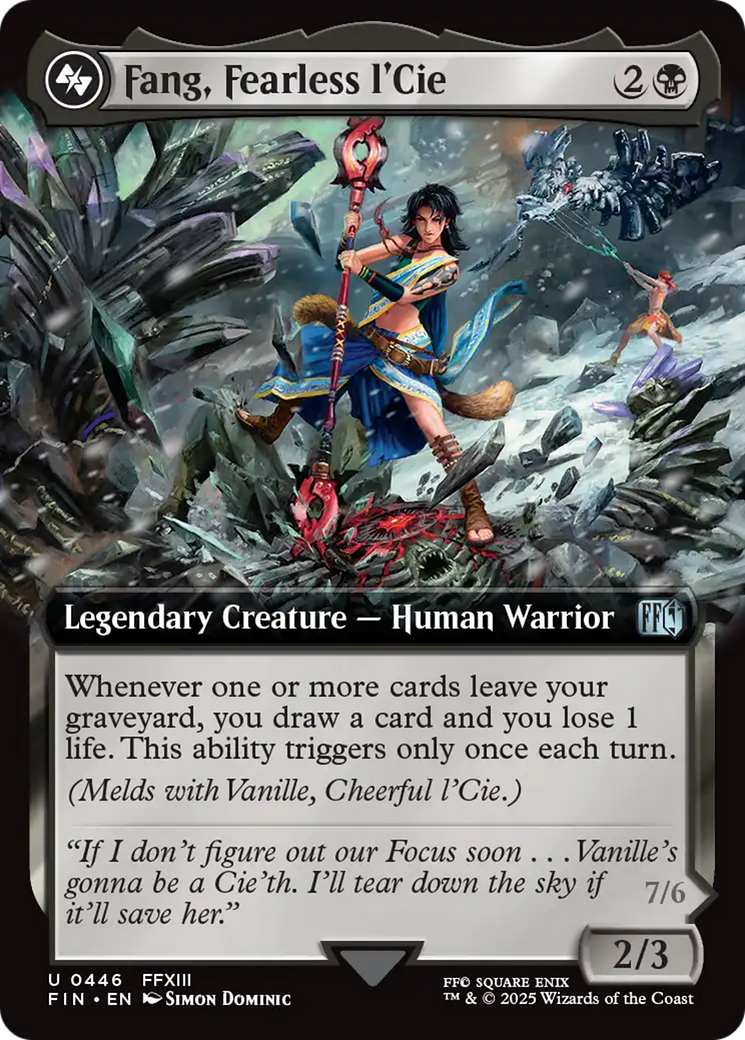 Image of Fang, Fearless l'Cie (Extended Art) [FINAL FANTASY]