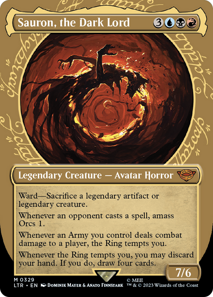 Image of Sauron, the Dark Lord (Showcase Ring Frame) [The Lord of the Rings: Tales of Middle-Earth]