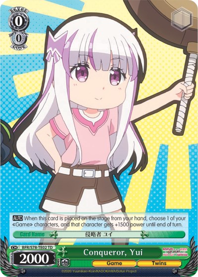 Image of Conqueror, Yui (BFR/S78-TE02 TD) [BOFURI: I Don't Want to Get Hurt, so I'll Max Out My Defense]