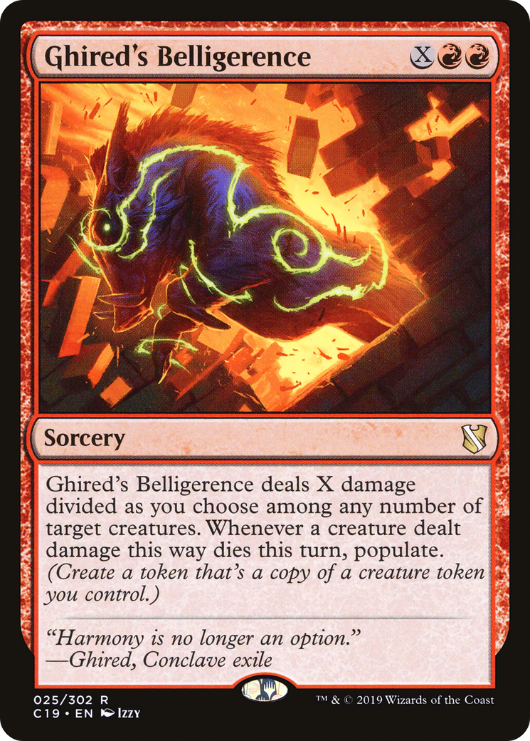 Image of Ghired's Belligerence [Commander 2019]