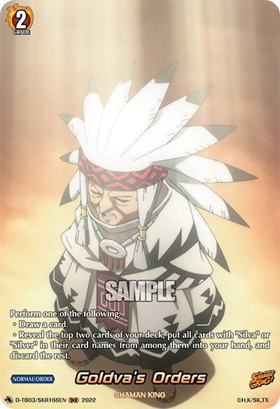 Image of Goldva's Orders (D-TB03/SKR166EN) [Shaman King]