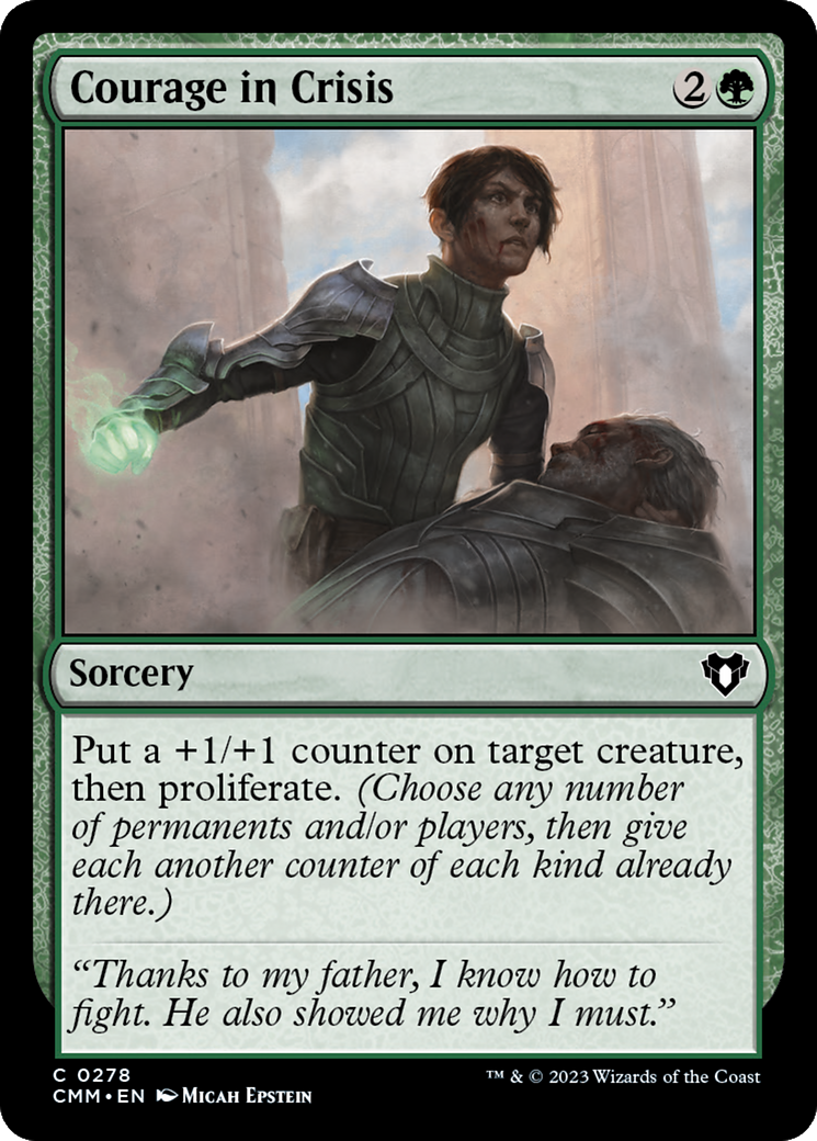Image of Courage in Crisis [Commander Masters]