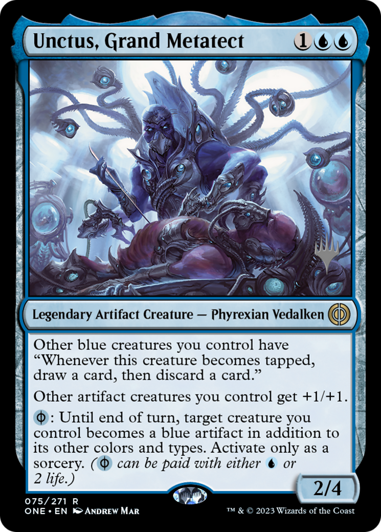 Image of Unctus, Grand Metatect (Promo Pack) [Phyrexia: All Will Be One Promos]