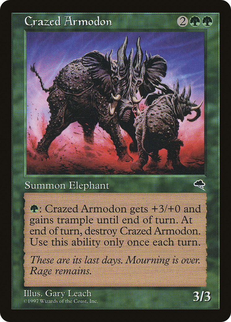 Image of Crazed Armodon [Tempest]