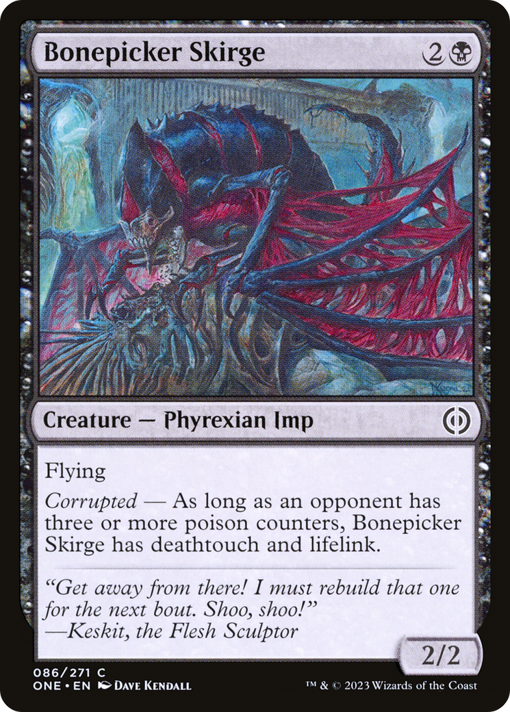 Image of Bonepicker Skirge [Phyrexia: All Will Be One]