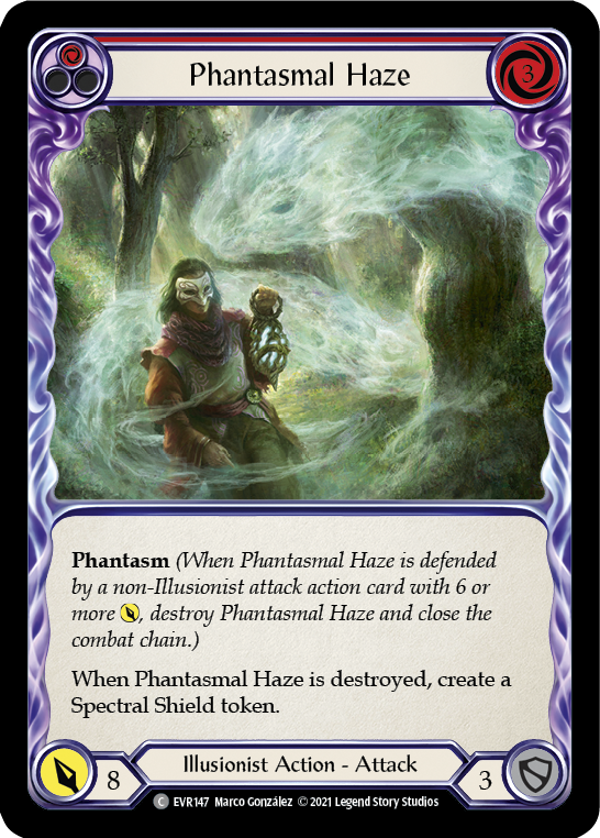 Image of Phantasmal Haze (Red) [EVR147] (Everfest)  1st Edition Normal