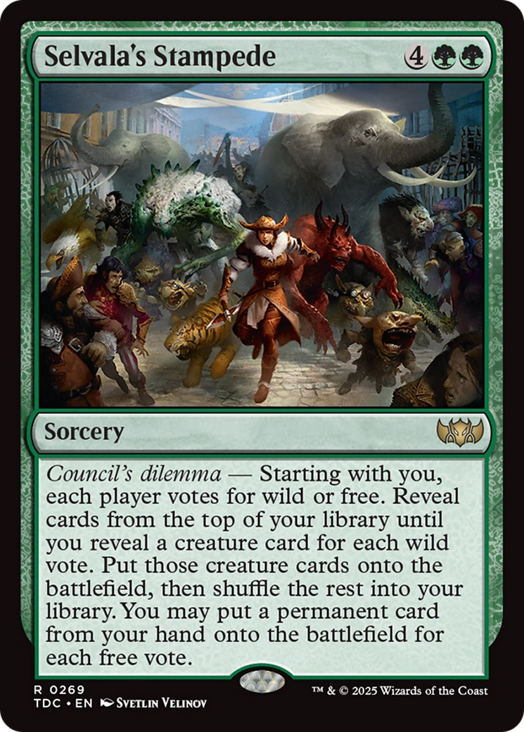 Image of Selvala's Stampede [Tarkir: Dragonstorm Commander]