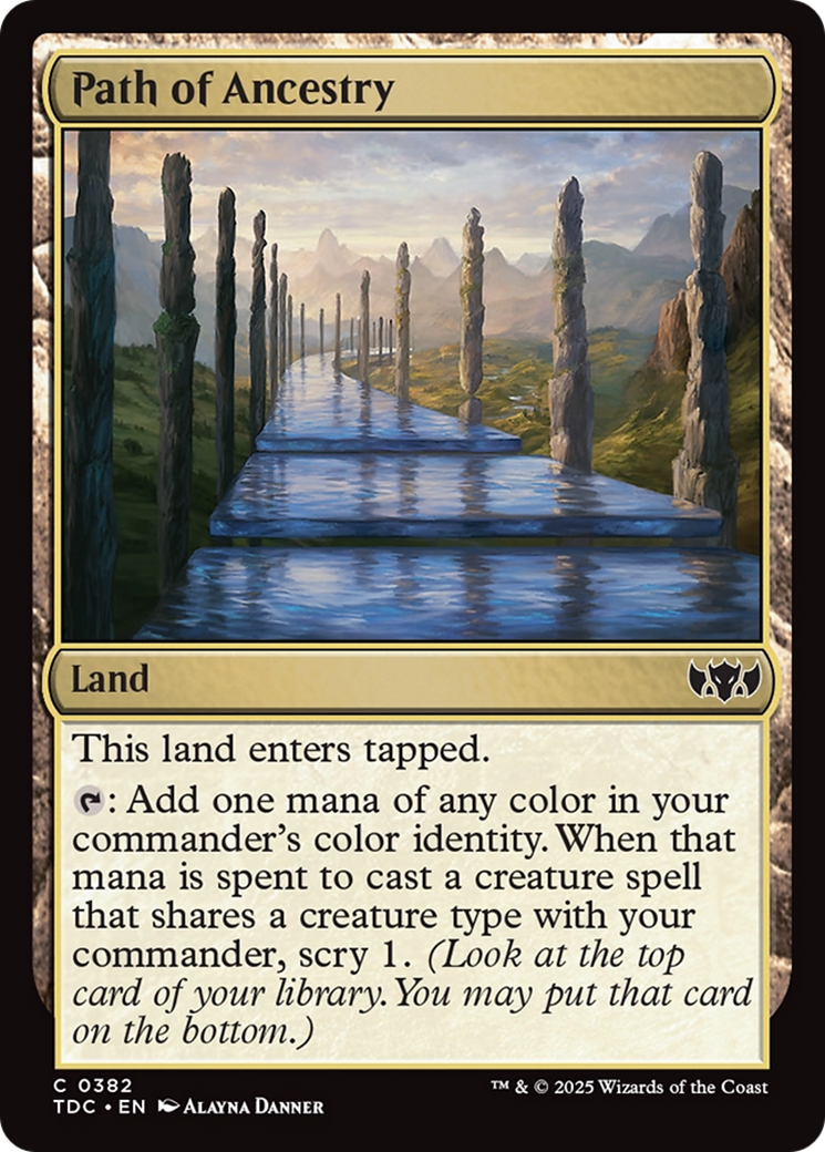 Image of Path of Ancestry [Tarkir: Dragonstorm Commander]