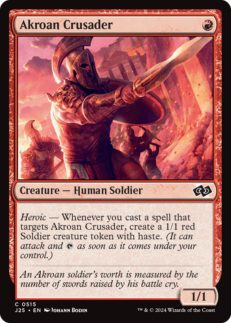 Image of Akroan Crusader [Foundations Jumpstart]