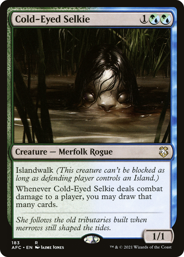Image of Cold-Eyed Selkie [Dungeons & Dragons: Adventures in the Forgotten Realms Commander]