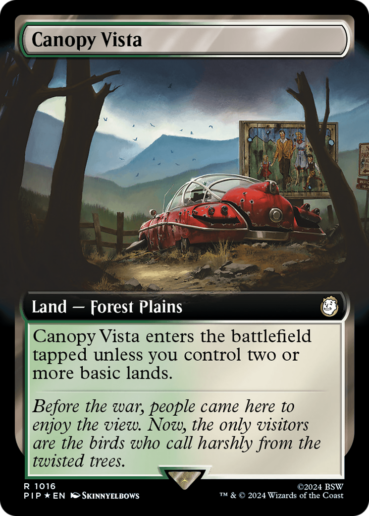 Image of Canopy Vista (Extended Art) (Surge Foil) [Fallout]