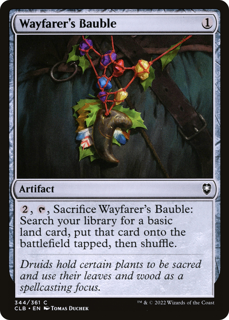 Image of Wayfarer's Bauble [Commander Legends: Battle for Baldur's Gate]