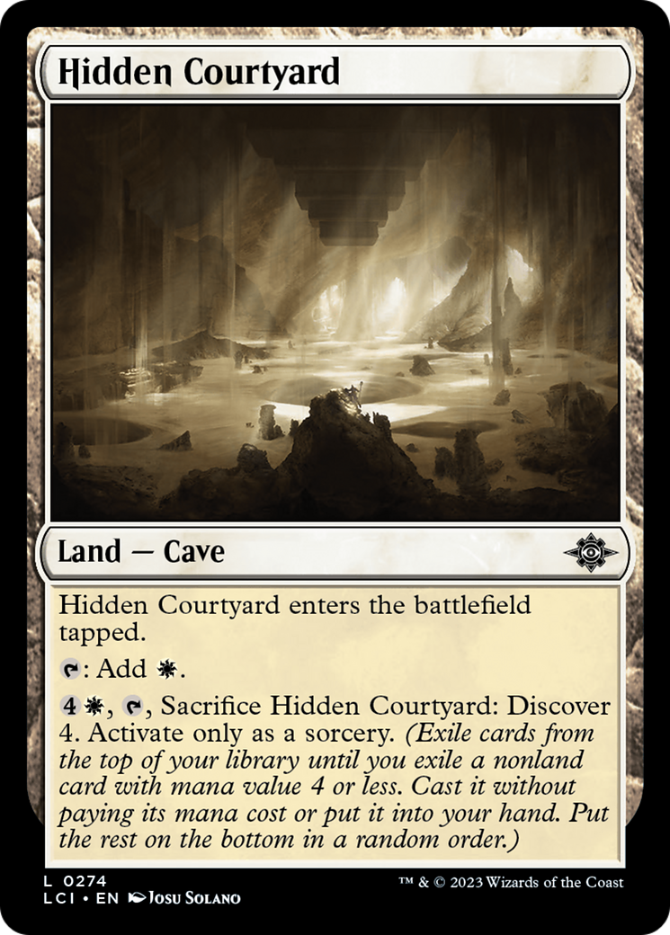 Image of Hidden Courtyard [The Lost Caverns of Ixalan]