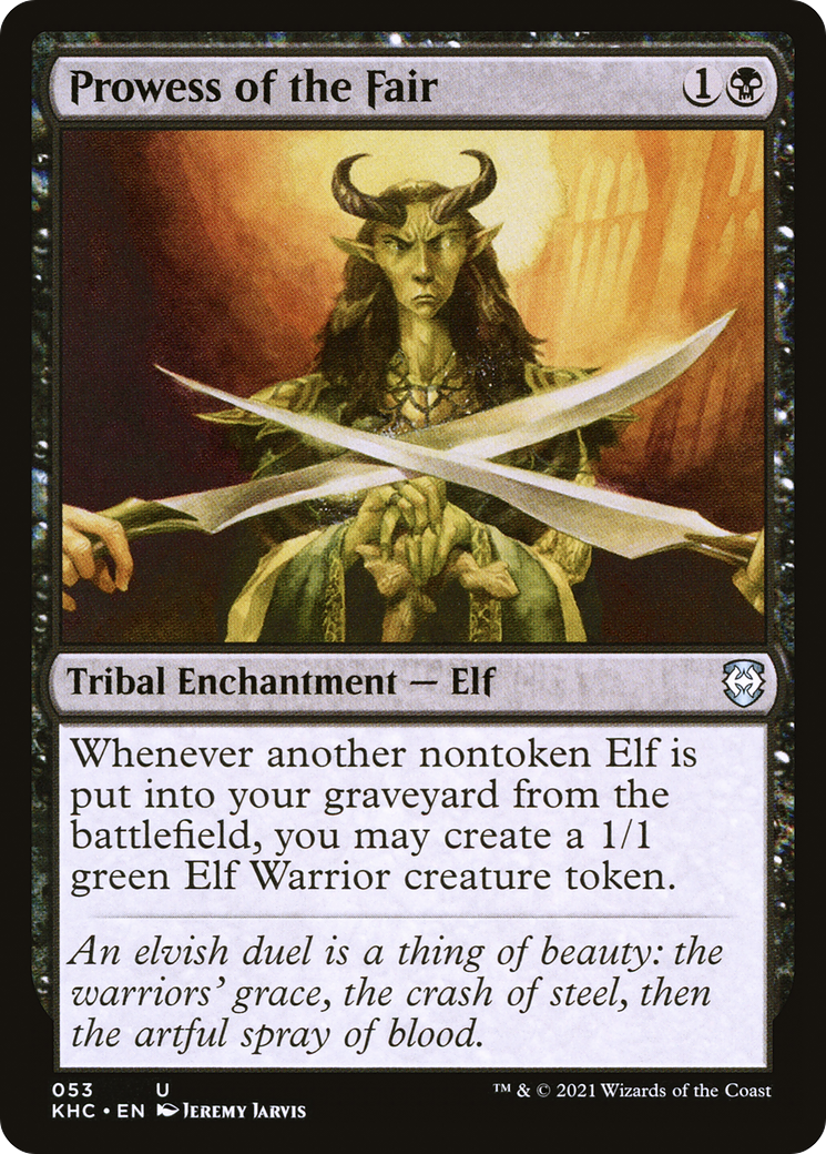 Image of Prowess of the Fair [Kaldheim Commander]