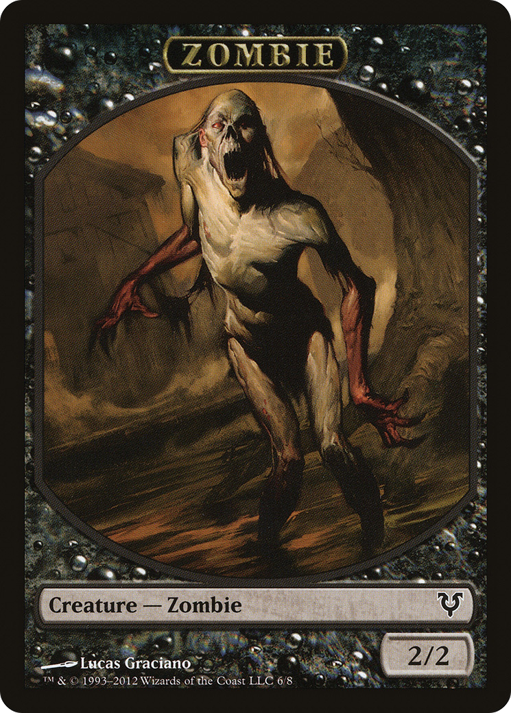 Image of Zombie Token [Avacyn Restored Tokens]