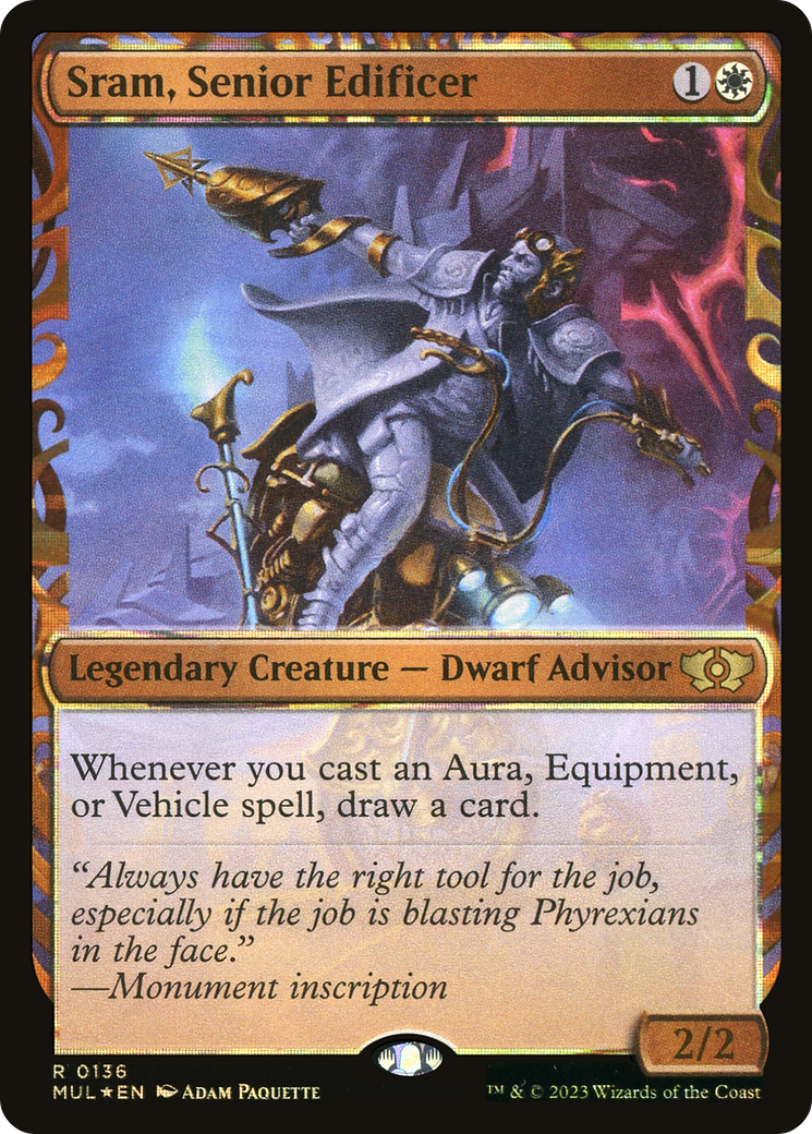 Image of Sram, Senior Edificer (Halo Foil) [Multiverse Legends]