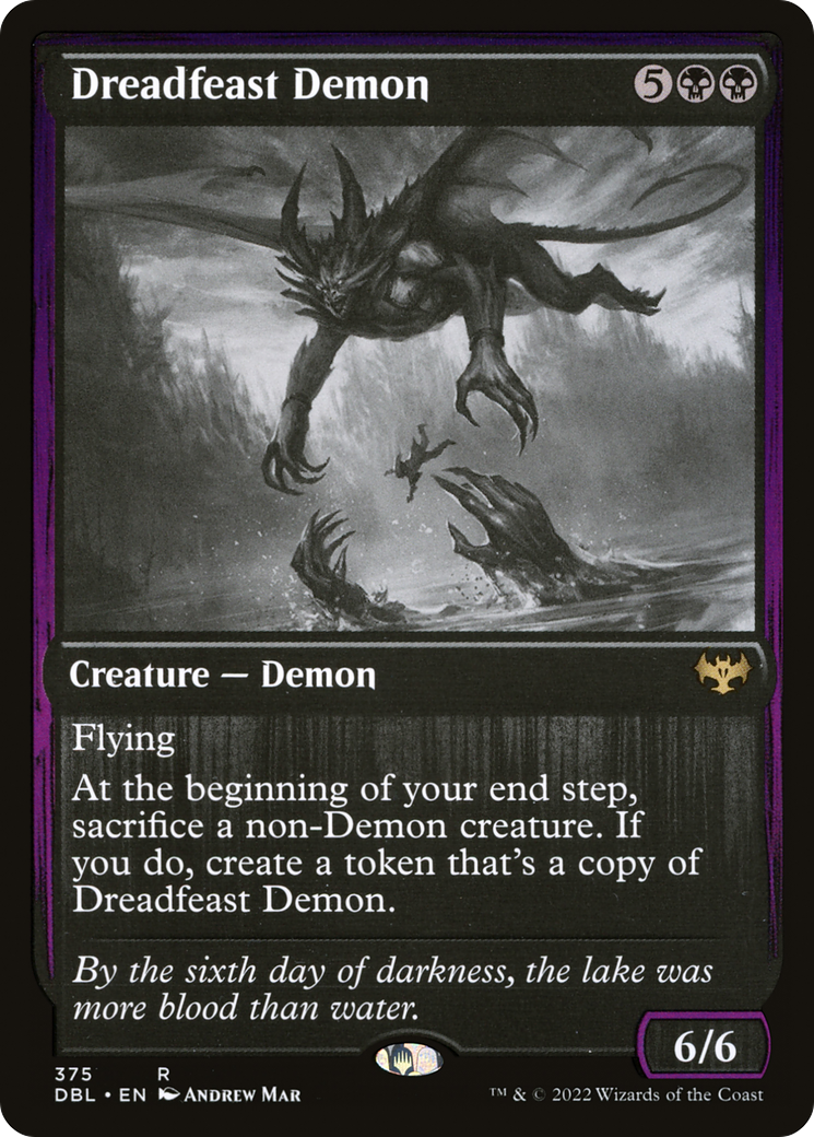 Image of Dreadfeast Demon [Innistrad: Double Feature]