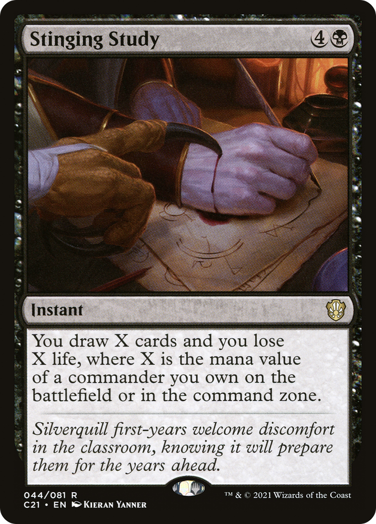 Image of Stinging Study [Commander 2021]