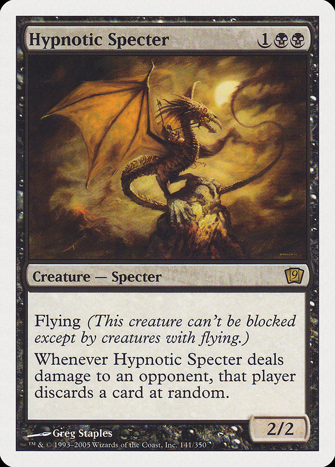 Image of Hypnotic Specter (9th Edition) (Oversized) [Oversize Cards]