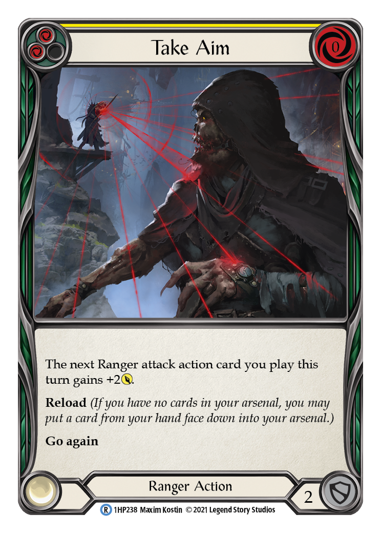 Image of Take Aim (Yellow) [1HP238] (History Pack 1)