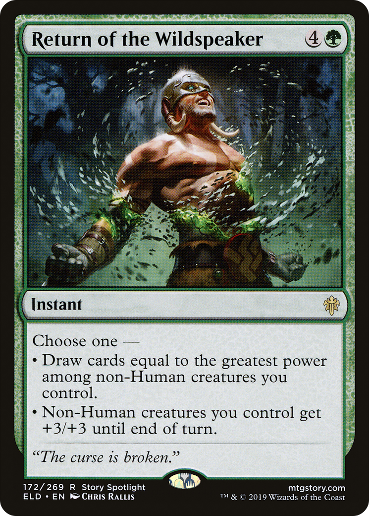 Image of Return of the Wildspeaker [Throne of Eldraine]