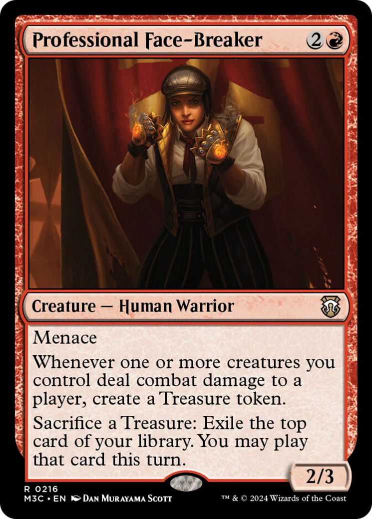 Image of Professional Face-Breaker (Ripple Foil) [Modern Horizons 3 Commander]