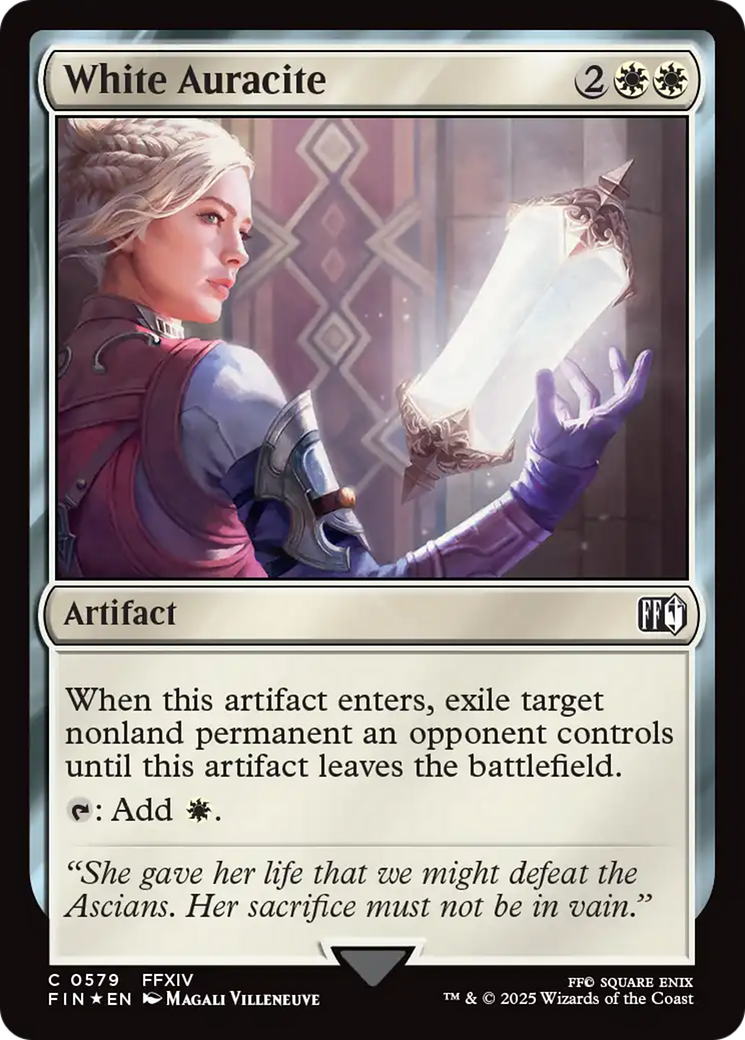 Image of White Auracite (Surge Foil) [FINAL FANTASY]