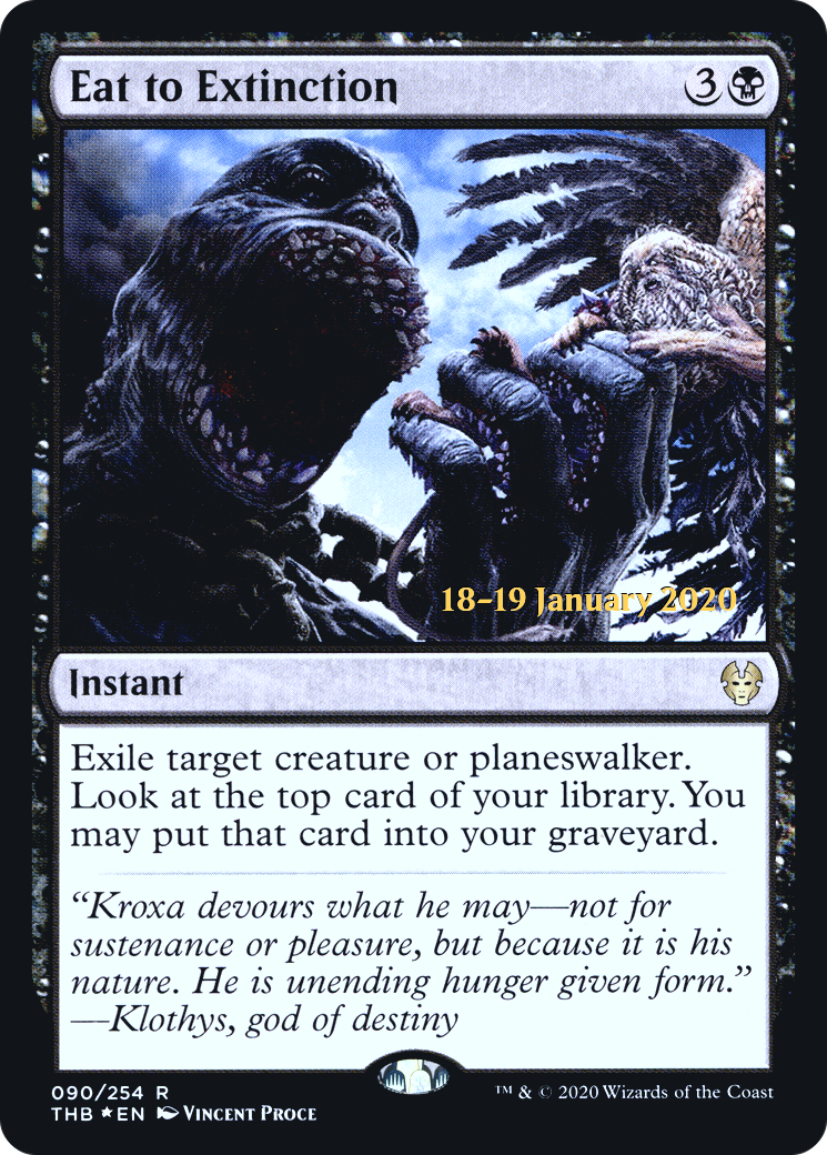 Image of Eat to Extinction [Theros Beyond Death Prerelease Promos]