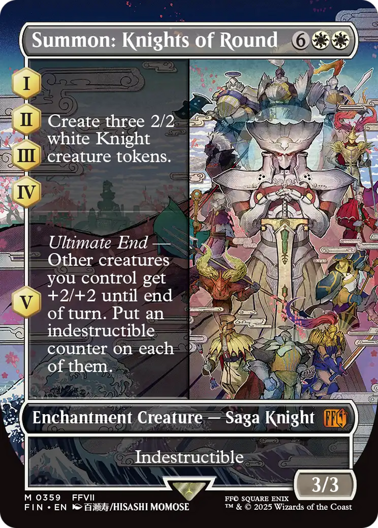 Image of Summon: Knights of Round (Borderless) [FINAL FANTASY]