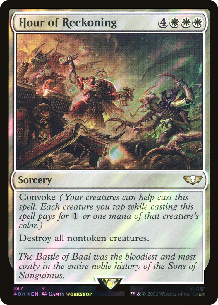 Image of Hour of Reckoning (Surge Foil) [Warhammer 40,000]