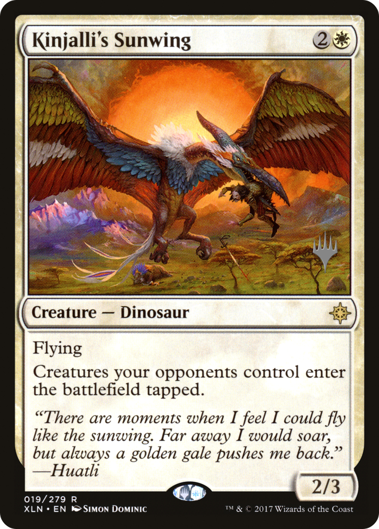 Image of Kinjalli's Sunwing (Promo Pack) [Ixalan Promos]