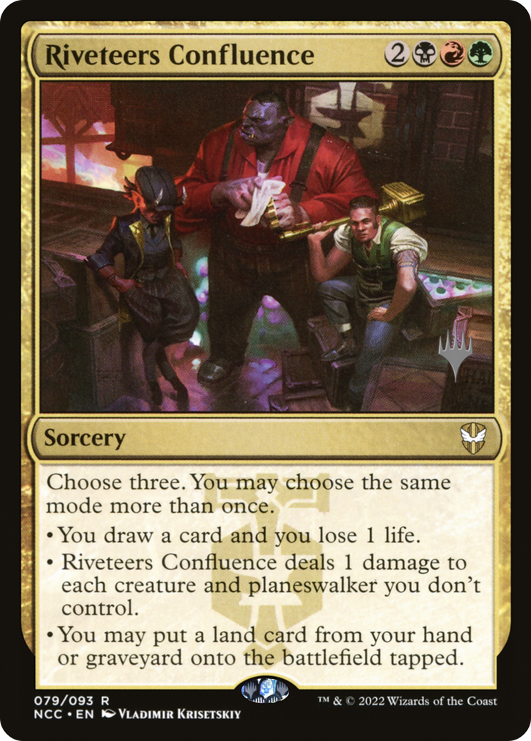 Image of Riveteers Confluence (Promo Pack) [Streets of New Capenna Commander Promos]