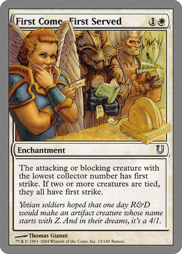 Image of First Come, First Served [Unhinged]
