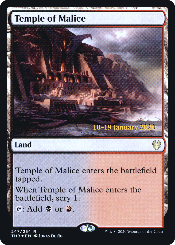 Image of Temple of Malice [Theros Beyond Death Prerelease Promos]