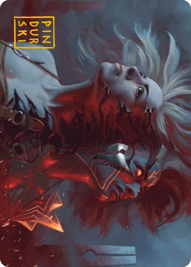 Image of Thrill of Possibility Art Card (Gold-Stamped Signature) [Phyrexia: All Will Be One Art Series]