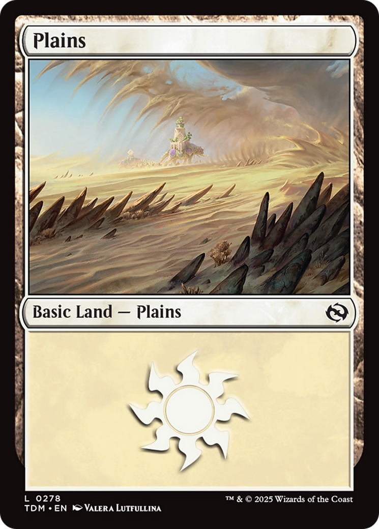 Image of Plains (0278) [Tarkir: Dragonstorm]