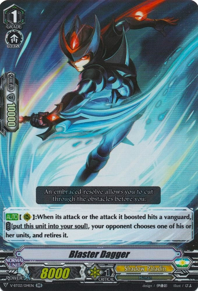 Image of Blaster Dagger (V-BT02/014EN) [Strongest! Team AL4]