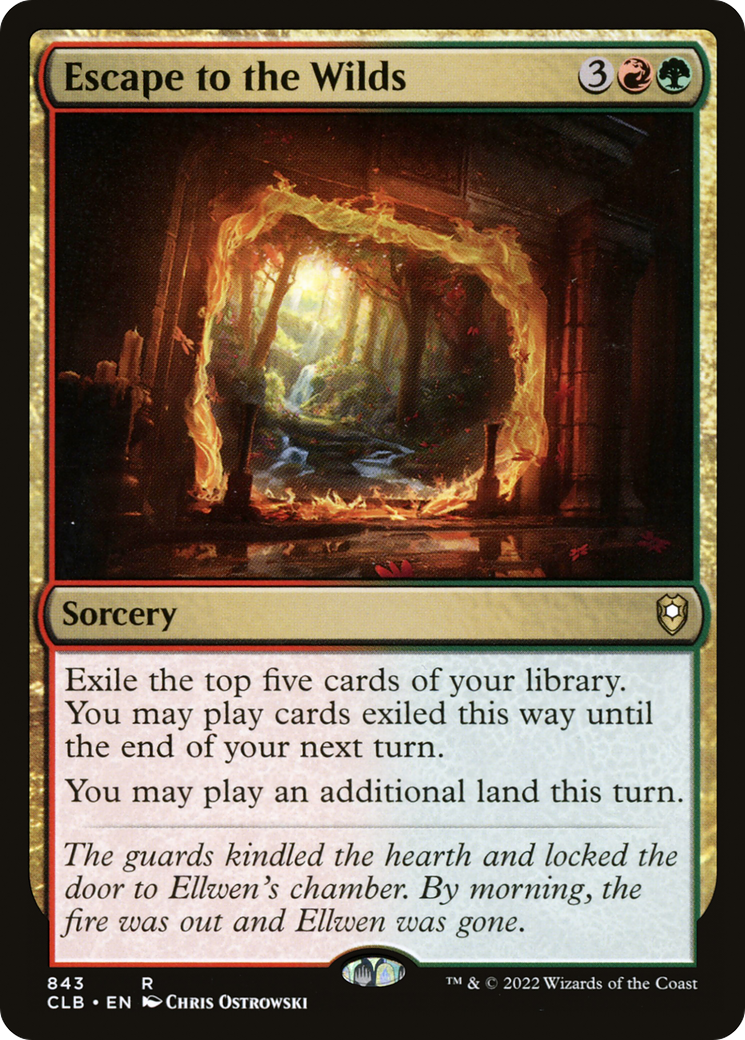 Image of Escape to the Wilds [Commander Legends: Battle for Baldur's Gate]