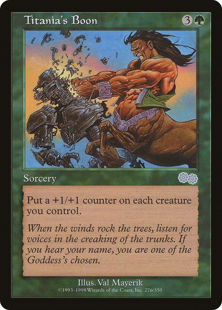 Image of Titania's Boon [Urza's Saga]